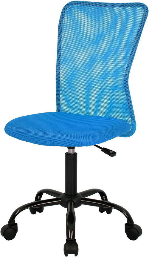 Home Office Chair Mid Back Mesh Desk Chair Armless Computer Chair