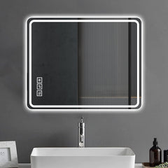 40x32 Inch LED Bathroom Mirror Vanity Mirrors with Front Lights Wall