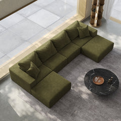 Oversized sponge cloud sofa,Modern Upholstered Sectional Sofa Couch