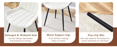 Table and chair set.Modern Black Marble Pattern MDF Dining Table Set -
