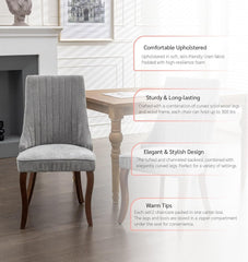 Velvet Dining Chairs Set of 4,Comfy Fabric Upholstered Accent Chairs