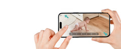 BOIFUN 1080P 5" Baby Monitor Camera, PTZ 355°Camera Baby Motion Monitoring and Automatic Tracking, Monitor and Smartphone