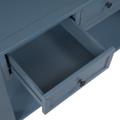 55'' Modern Console Table Sofa Table for Living Room with 3 Drawers