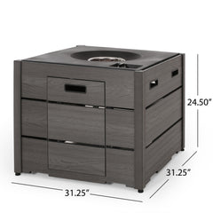 ARCHIE SQUARE WPC FIRE PIT BASE