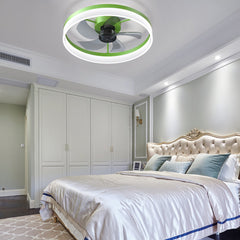 Ceiling Fans with Lights Dimmable LED Embedded installation of thin
