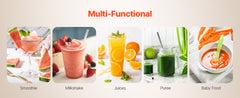 Succebuy 1400W Blender for Smoothies Multi-Functional Food Processing Blender&Noise Cover for Kitchen
