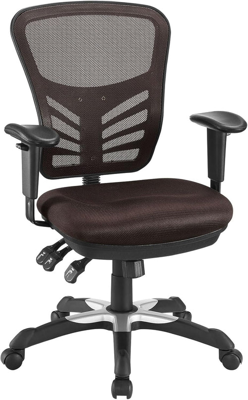 Articulate Ergonomic Mesh Office Chair in Brown