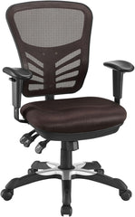Articulate Ergonomic Mesh Office Chair in Brown