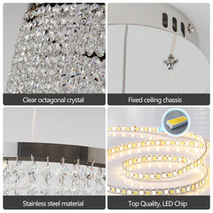 15.7-inch Fancy hanging ceiling lamps luxury modern pendant light