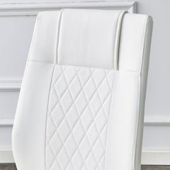 Modern dining chairs, dining room chairs, and golden leg cushioned