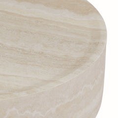 31.49''  Faux MARS Pattern Coffee Tables for Living Room Round Tea