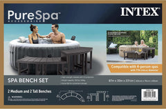 2 Medium PureSpa Benches 4 Person Spas
