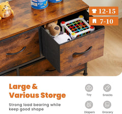 TV Stand for Bedroom, TV Dresser for 45 Inches, Media Console Table,