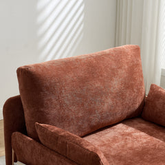 Mid-Century Modern Foldable Sofa Bed Recliner, 3-in-1 Convertible