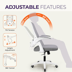 Office Desk Computer Gaming Chair with Ergonomic Lumbar Back Support