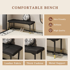 Table and chair set.Modern Black Marble Pattern MDF Dining Table Set -