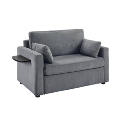 Twin Size Sofa Bed 47.2' Sleeper Sofa Loveseat Sofa with Foldable