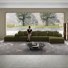 Oversized sponge cloud sofa,Modern Upholstered Sectional Sofa Couch