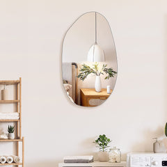 Irregular Wall Mirror Asymmetrical Bathroom Mirror Frameless Mirror