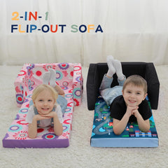 Kids Sofas Toddler Couch Bed Baby'S Upholstered Chair Sleepover Couch