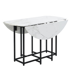 Space-Saving 5-Piece Extendable Kitchen Dining Table Set for Small