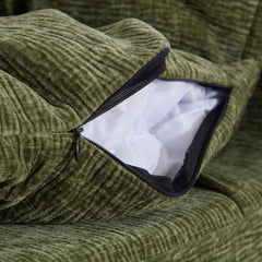 Accent Armless Chair Lazy Floor Seating, Single Sofa Lounger Leisure
