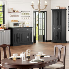 Sideboard Buffet Cabinet with Storage, 55.1" Large Kitchen Storage