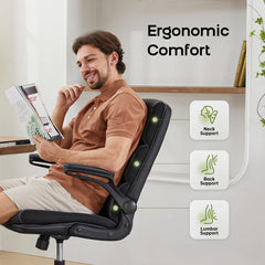Office Chair Adjustable Desk Chair Mid Back Executive Comfortable