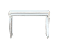 Mirror Console Table Vintage Wood Grain Carving Process Gorgeous and