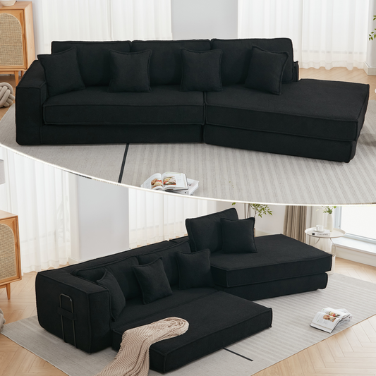 Folding Convertible Out Sleeper Sofa Bed,2-in-1,  Combination
