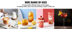 VEVOR 2 3 Tanks Commercial Beverage Dispenser Ice Tea Drink Machine 304 Stainless Steel Juice Dispenser for Restaurant