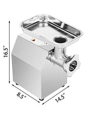 SucceBuy 122 Kg/H 250 KG/H Electric Meat Mincer Chopper Heavy Duty Food Processors Kitchen Appliances Commercial Grinder Machine