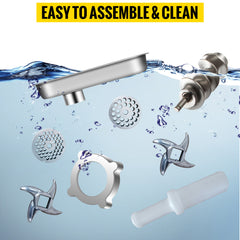 SucceBuy 122 Kg/H 250 KG/H Electric Meat Mincer Chopper Heavy Duty Food Processors Kitchen Appliances Commercial Grinder Machine