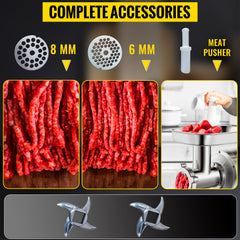 SucceBuy 122 Kg/H 250 KG/H Electric Meat Mincer Chopper Heavy Duty Food Processors Kitchen Appliances Commercial Grinder Machine