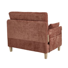 Mid-Century Modern Foldable Sofa Bed Recliner, 3-in-1 Convertible