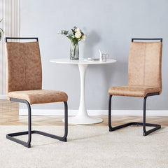 Dining Chairs,tech cloth High Back Upholstered Side Chair with