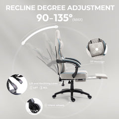 Gaming Chair Breathable Fabric Computer Chair with Pocket Spring