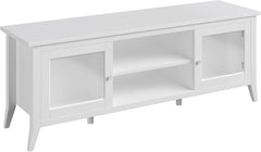 TV Stand - 55-Inch Storage Cabinet with 2 Cubbies and 2 Shelves -