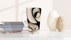 Latte Coffee Mugs Ethereal Flow Latte Mug 17oz