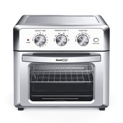 Stainless steel 1500W Air fryer toaster oven with 4 blades