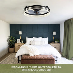 Ceiling Fans with Lights, Flush Mount Ceiling Fan with Lights and