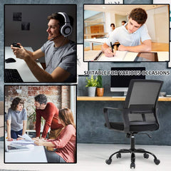 Home Office Chair Ergonomic Desk Chair Swivel Rolling Computer Chair