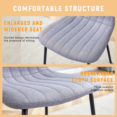 Luxury Minimalist Chairs Set of 4 - High Quality Dining Chairs with