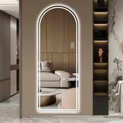 65" x 21" Arch Design LED Full Length Mirror ,Dimmable,  High