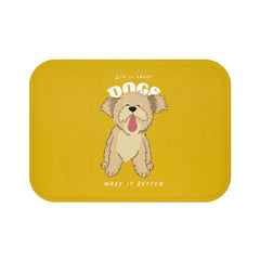 Life is Great, Dogs Make it Better Bath Mat