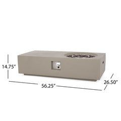 RECTANGLE 14.75' MGO FIRE PIT - 50 000 BTU
