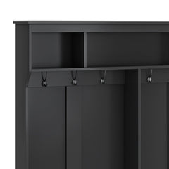 ON-TREND Modern Style Multiple Functions Hallway Coat Rack with Metal