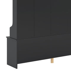 ON-TREND Modern Style Multiple Functions Hallway Coat Rack with Metal
