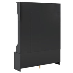 ON-TREND Modern Style Multiple Functions Hallway Coat Rack with Metal