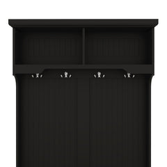 Hall Tree with Storage Shoe Bench for Entryway and Hallway, 4-in-1